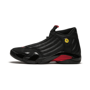 air jordan 14 retro aj14 黑红 最后一投 男篮球鞋- 487471 003