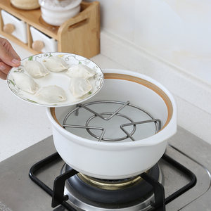 兴 304不锈钢蒸架子电饭锅煲蒸格蒸架高压锅内