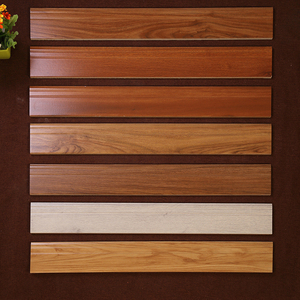 仿古木纹 span class=h>踢脚线 /span>地脚线卧室配套木纹砖 span