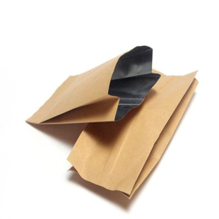 新品热封袋 牛皮纸风琴袋内镀铝箔茶叶包装袋 锡纸袋定制印刷彩色