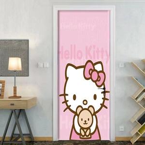 创意卧室门贴纸木门贴纸木纹房门翻新自粘防水