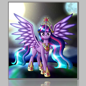 小马宝莉紫悦 span class=h>公主 /span> span class=h>钻石 /span>画