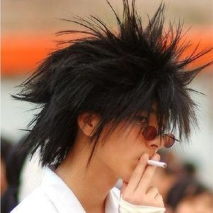 杀马特 span class=h>假发 /span>男 span class=h>女 /span>生 span