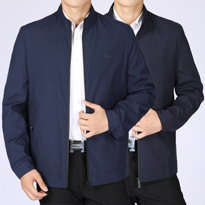 春秋男大人穿的 span class=h>夹克 /span>外套30岁40岁中年男子z上衣