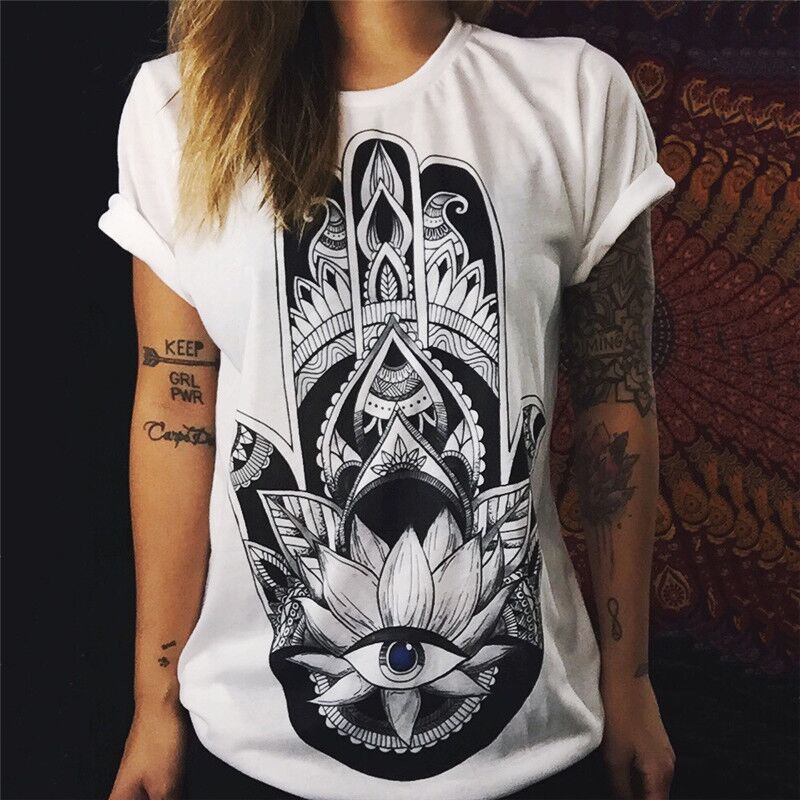 T-shirt Vibe With Me Owl Rock Tees Women Designer Tshirt2018
