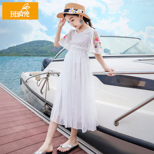 中学生夏季15初中生公主礼服网纱连衣裙12大