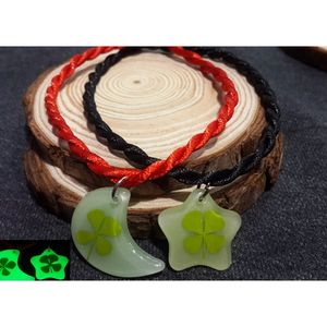 情侣四叶草手链幸运草图片