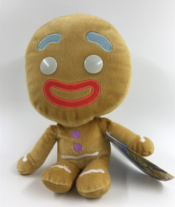 可爱的怪物史莱克-姜饼人毛绒玩具 毛绒 span class=h>公仔 /span>