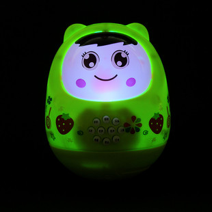 不倒翁玩具 宝宝 带音乐6-24个月幼儿安抚 儿童玩具不倒翁哈哈笑