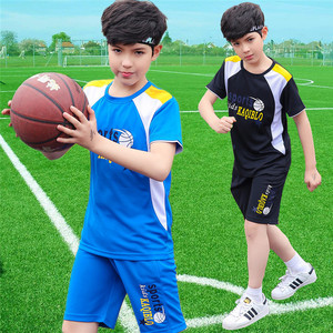 男童足球训练服儿童足球服套装小学生球衣运动