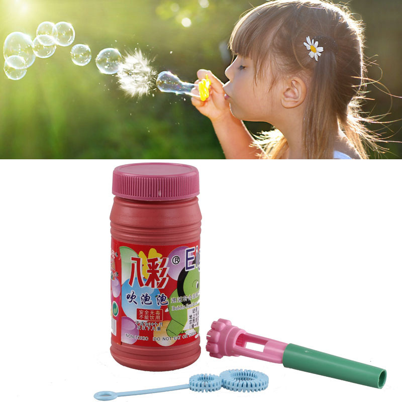 八彩玩具枪 泡泡枪 全自动泡泡枪 泡泡水一瓶带有吹泡泡0.115