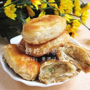 10盒包邮 正宗四川乐山犍为特产老字号希贵葱油饼葱油酥9个