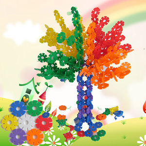 雪花拼插 span class=h>积木 /span> 雪花片 拼插玩具 雪花 span