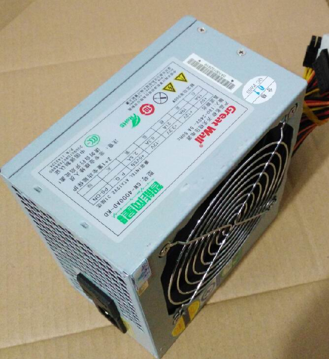 长城电源台式机电源电脑电源300w400w超静音独显供电保证原装包邮