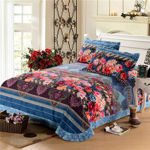 欧式贴边床单图片