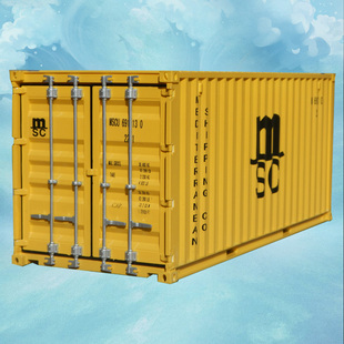 包邮1:20 msc地中海国际航运 货代集装箱模型 船运礼品 厂家直销