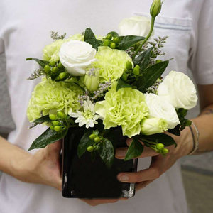 婚礼宴会展会商务 span class=h>庆典 /span>年会方缸桌花 span class