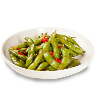 湖南特产香辣毛豆 地道麻辣酱卤毛豆休闲零食30克×10包