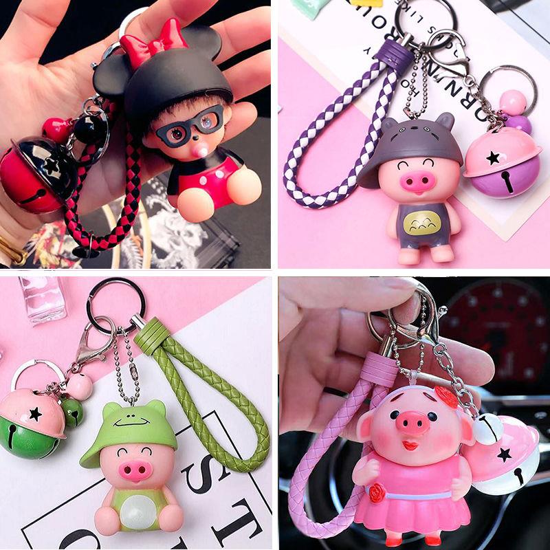 抖音网红卡通可爱猪八戒 span class=h>kt猫 /span>钥匙扣创意百搭