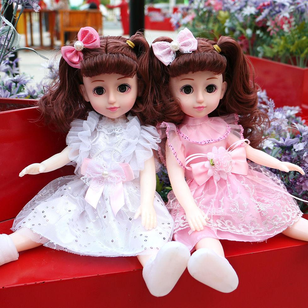 婴儿童女孩玩具公主智能仿真洋娃娃生日礼物 会说话 芭比娃娃套装