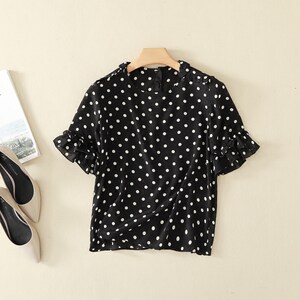 【女真丝短袖衫图片】女真丝短袖衫图片大全