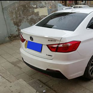 专用于长安悦翔v7尾翼 悦翔v7改装卧式压尾定风翼 免打孔带烤漆